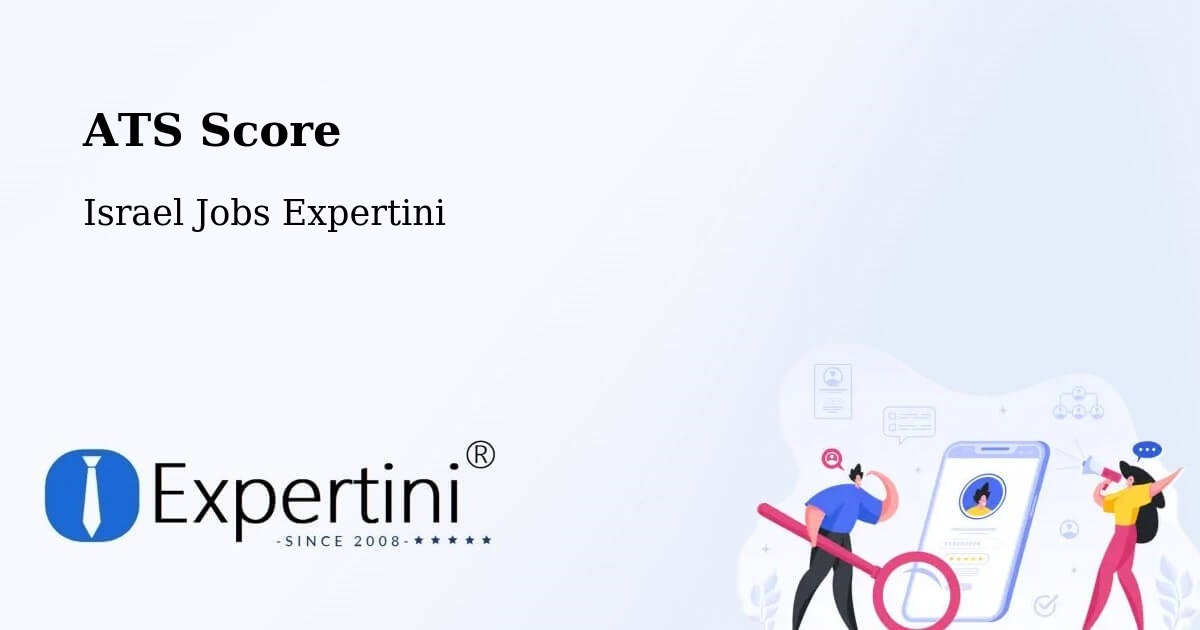 Resume ATS Score & Job Description Match Tool – Tel Mond - Israel Jobs Expertini